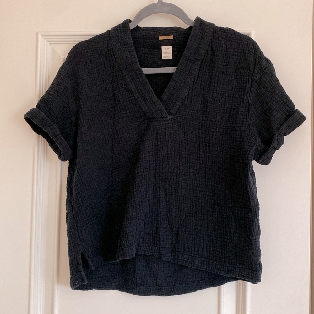 Magaschoni Cotton Gauze Top